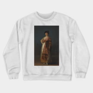 La Tirana by Francisco Goya Crewneck Sweatshirt